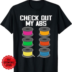 Sprawdź mój Abs 3d Print Machine Filament Funny 3d Printing T-shirt, 3D Printer T-shirt, 3D Printer Gift, 3D Printer Owner, 3d Printing Tee