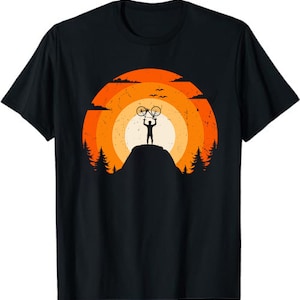 Sunset Mountain Bike Ride T-shirt, Cycling Short-Sleeve Unisex T-Shirt - Mountain Bike T-Shirt Downhill Biking Retro Sunset Graphic T-Shirt