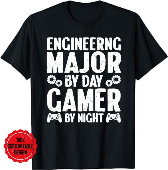 Software Computer Engineer Nerd By Day, Gamer Night T-Shirt Software Computer Engineer Nerd By Day, Gamer Night T-Shirt
