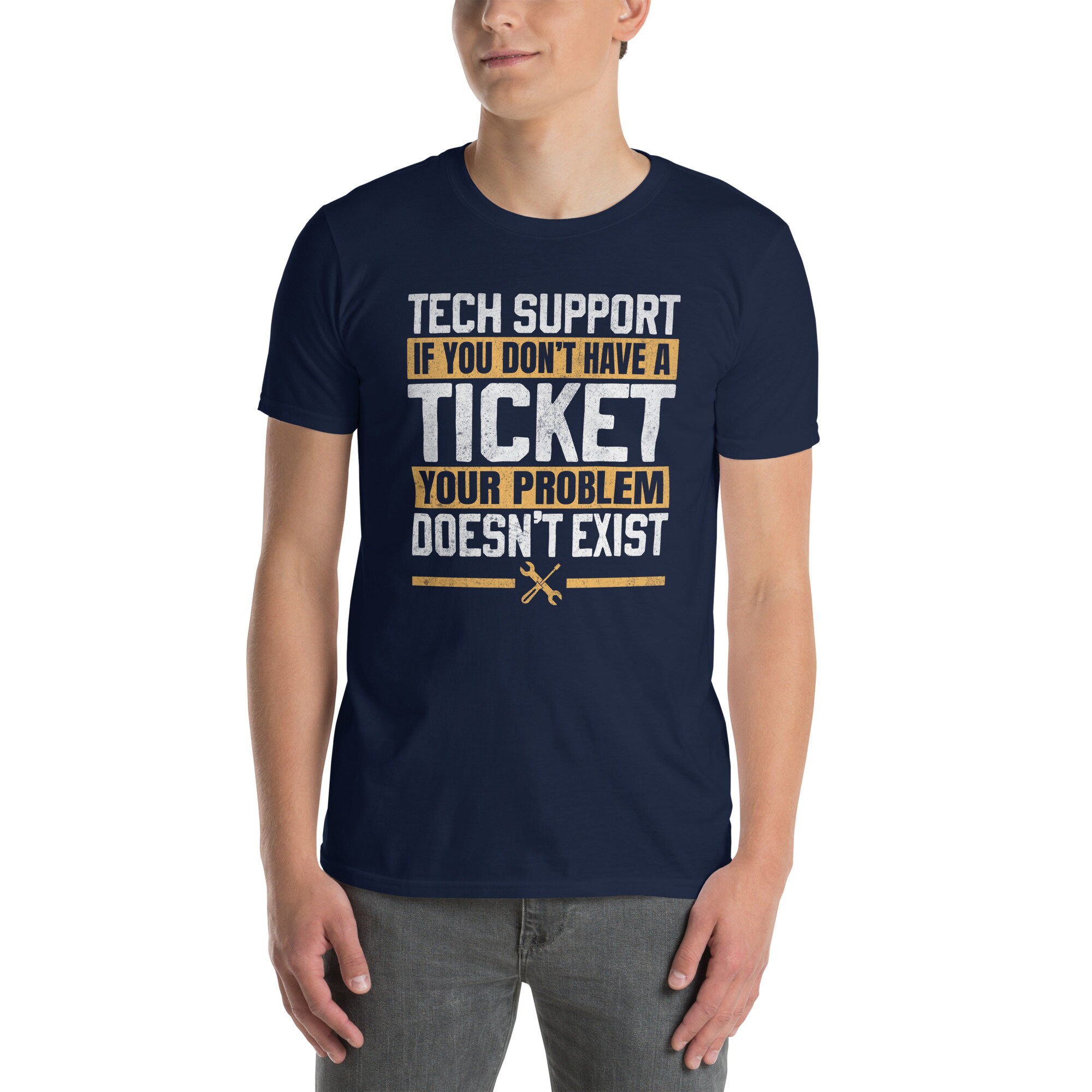 Tech Support Ticket Shirt, Help Desk T-shirt, Tech Support Definition T ...