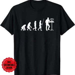 Rolig 3D-utskriftsutveckling 3D-skrivare T-shirt, skrivartröja, 3D-skrivarpresent, 3D-skrivartröja, 3D-utskriftspresent, 3D-utskriftsälskare