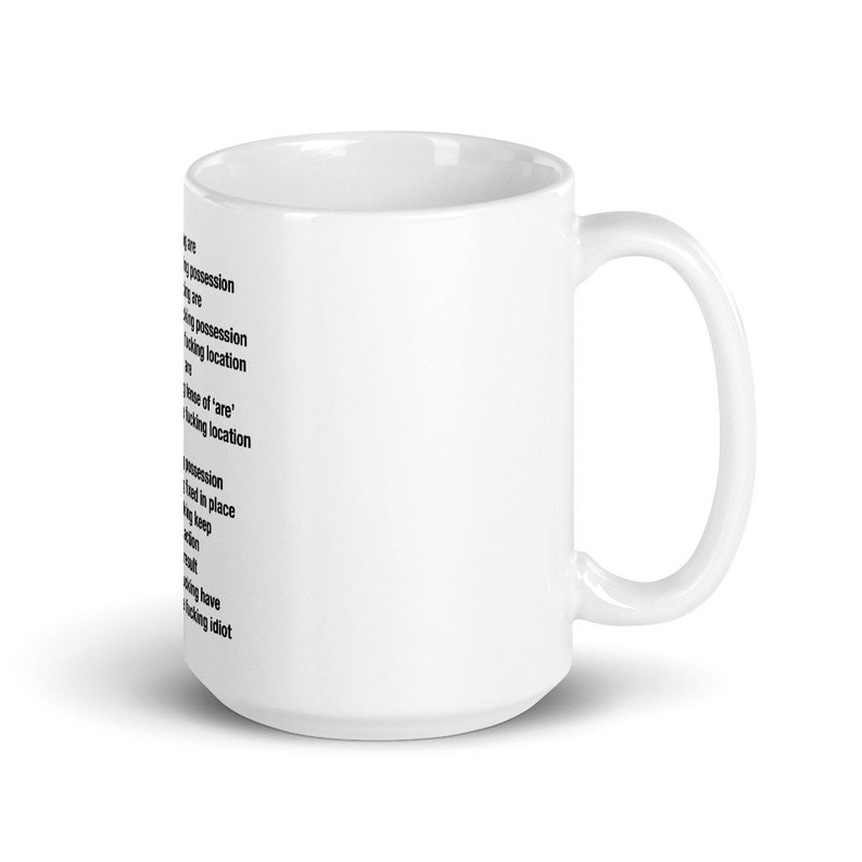 Angry Grammar Nerd Mug Grammar Angry Nerd Mug 11oz or 15oz Etsy