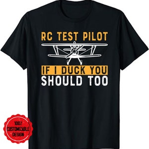 RC Test Pilot Model Airplane Pilot model flight Rc Airplane T-Shirt, RC Airplane Pilot Remote Control Plane T-Shirt