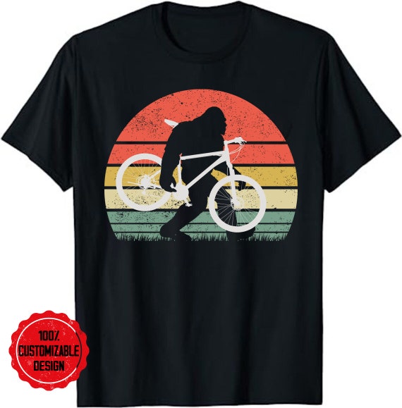 Mountain Bike Retro Style Graphic T-Shirt For Bicycle Riders Mountain Bike Retro Style Graphic T-Shirt For Bicycle Riders