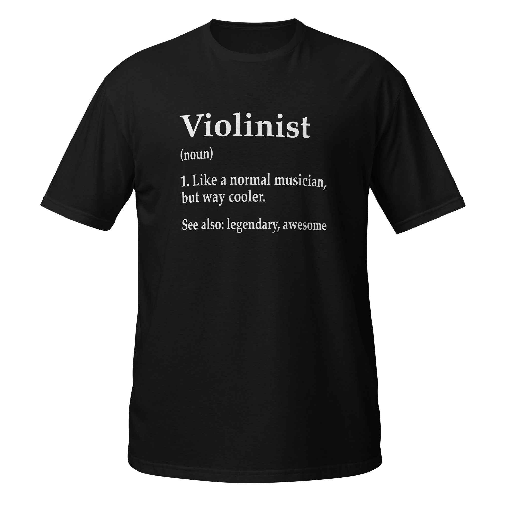 Violin Player Definition Funny Violinist Orchestra Tshirt, Violinist