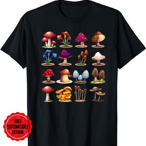 Mushroom Shirt Mycology Foraging Mushroom Whisperer T-Shirt,