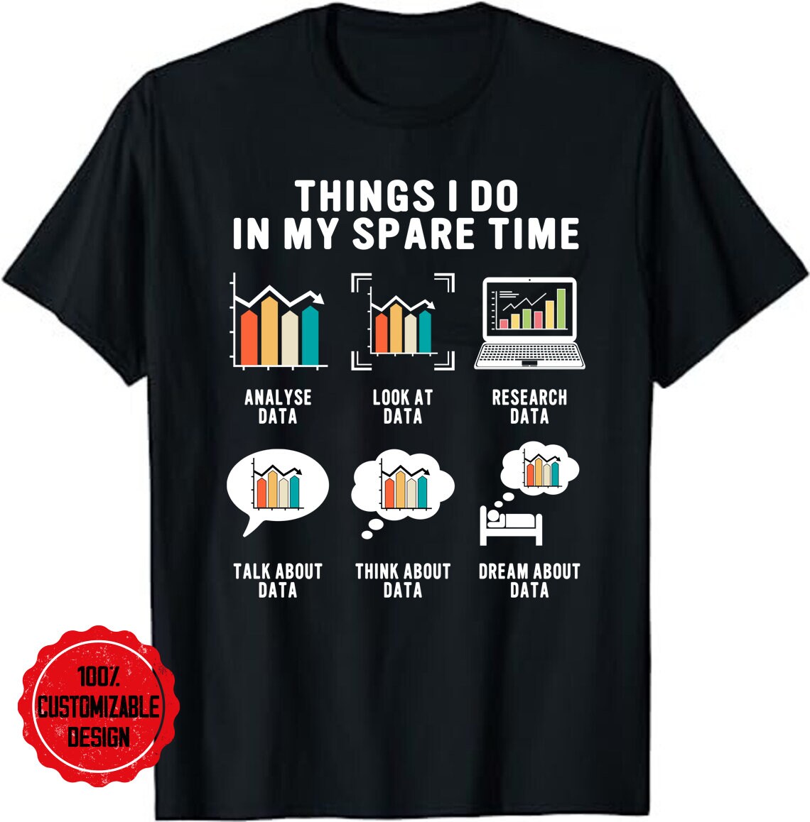 Sweat à Capuche Humour Chat Data Scientist - Motif Vintage "I Have Data To Prove Cats Rule The World" - Coupe Classique - 241 G - 9