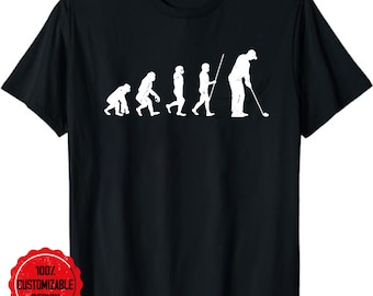 Golf Evolution Gift For Golfers & Golf Players T-Shirt, Gifts For Golfers, Golf Gift Shirt, Golf T-Shirt, Golf Clubs Shirt, Men's Golf Gift