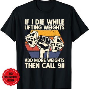 Weightlifting Shirt, Funny Gym Shirt, Bodybuilding Tee, Fitness Workout Muscle Shirt, Gym T-Shirt for Bodybuilders T-Shirt