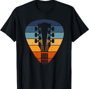 Vintage Guitar Pick New Gifts Guitarist Love Music T-Shirt Vintage Guitar Pick New Gifts Guitarist Love Music T-Shirt