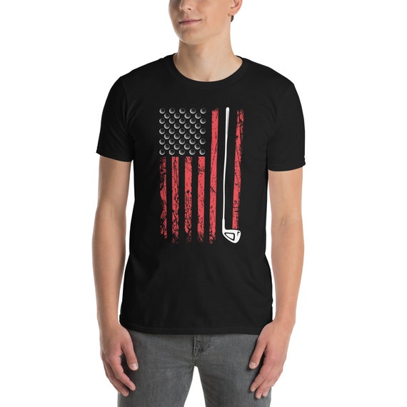 Vintage American Usa Flag Golf T-Shirt Golfer Cool Gift Vintage American Usa Flag Golf T-Shirt Golfer Cool Gift