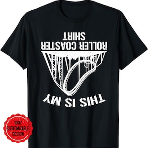 Theme Park Amusement Park, This is My Roller Coaster T-Shirt, Roller Coaster T-Shirt, Roller Coaster Lover Gift, Roller Coaster T-shirt