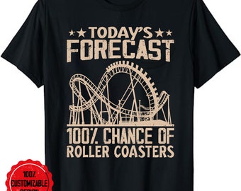 Funny Roller Coaster Design For Men Women Kids Coaster Lover T-Shirt, Roller coaster enthusiast, Amusement park, Rollercoaster Shirt Shirt
