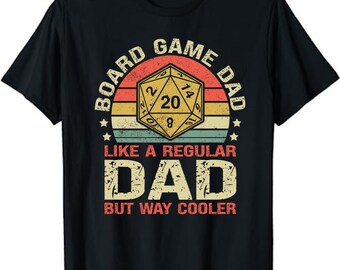 Board Game Dad Board gamer Fathers Day Board Games Unisex T-Shirt - Board Games Dad Lucky Game Night Tabletop Boardgamers Gift Tshirt