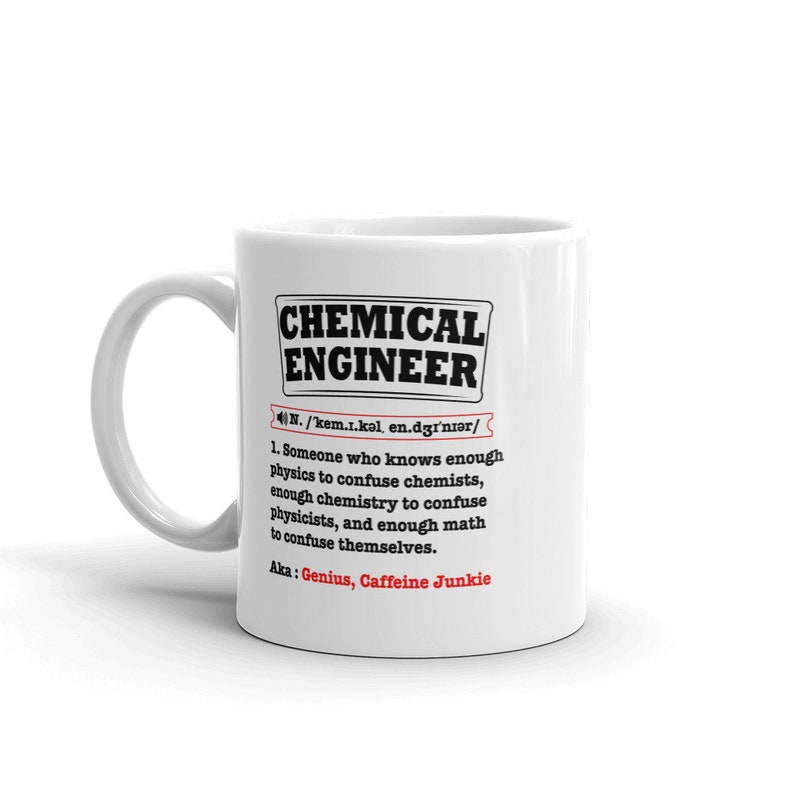 Chemical Engineer Definition Mug Chemical Engineer Gifts Etsy