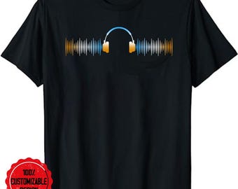 Sound engineer shirt, audio engineer shirt, audio engineer gift, Sound Engineer Heartbeat Musicians Music Production T-Shirt