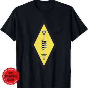 HAM International Amateur Radio Symbol T-Shirt, Ham Radio Gift, Amateur Radio Gift Ham Radio Tee, Radio Operator Shirt