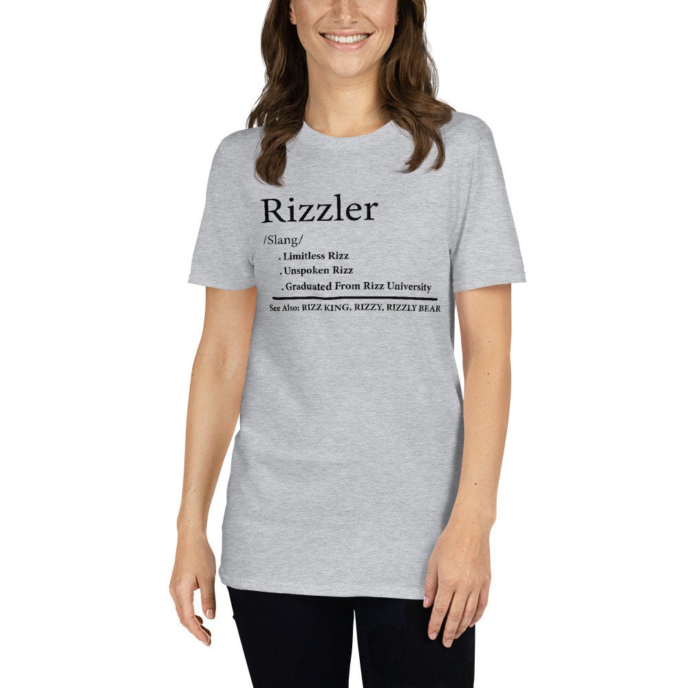 W Rizz the Rizzler Definition Funny Meme Quote T-shirt W Rizz the