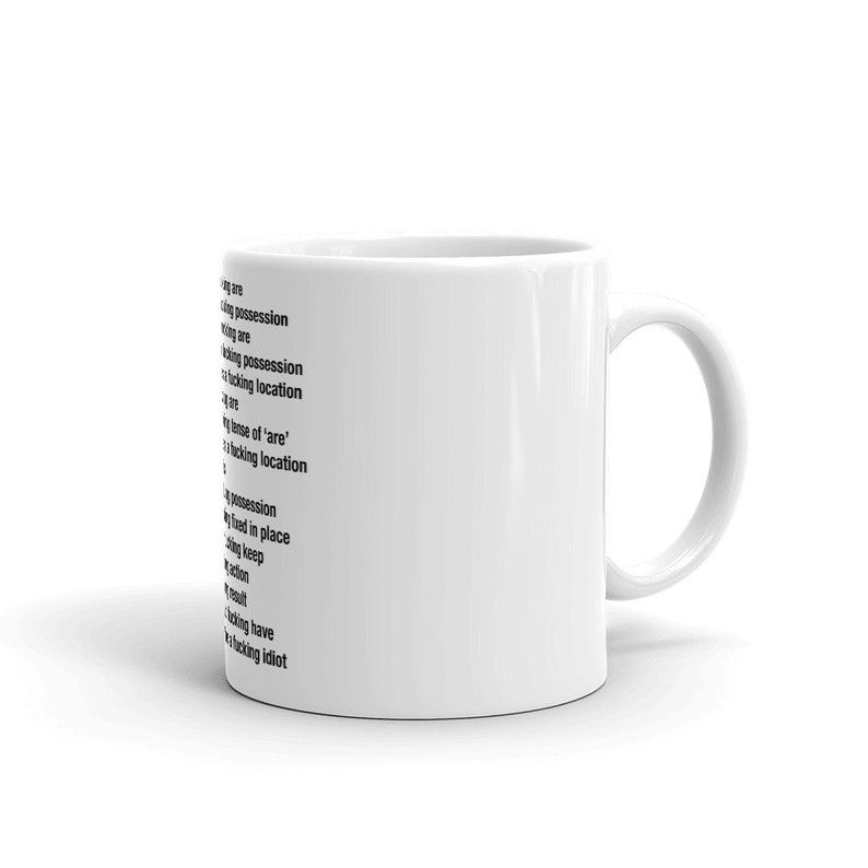 Angry Grammar Nerd Mug Grammar Angry Nerd Mug 11oz or 15oz Etsy