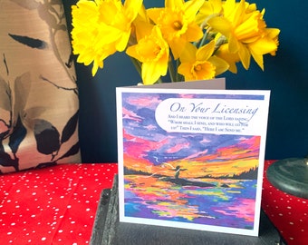 Christian Licensing Greeting Card - Hand-Painted Faith Artwork