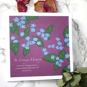 Carte de vœux de deuil chrétien - Carte chrétienne - Carte de vœux - Soutien - Anniversaire de perte - Carte de perte Je suis désolé - Je t’aime