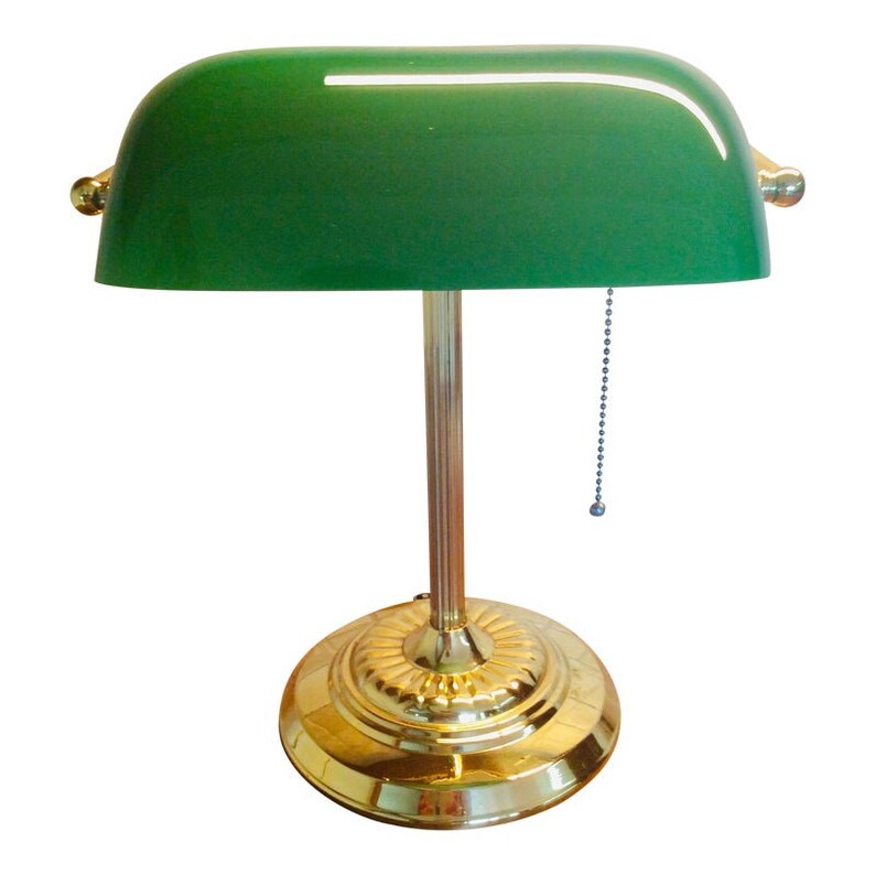 bankers lamp vintage