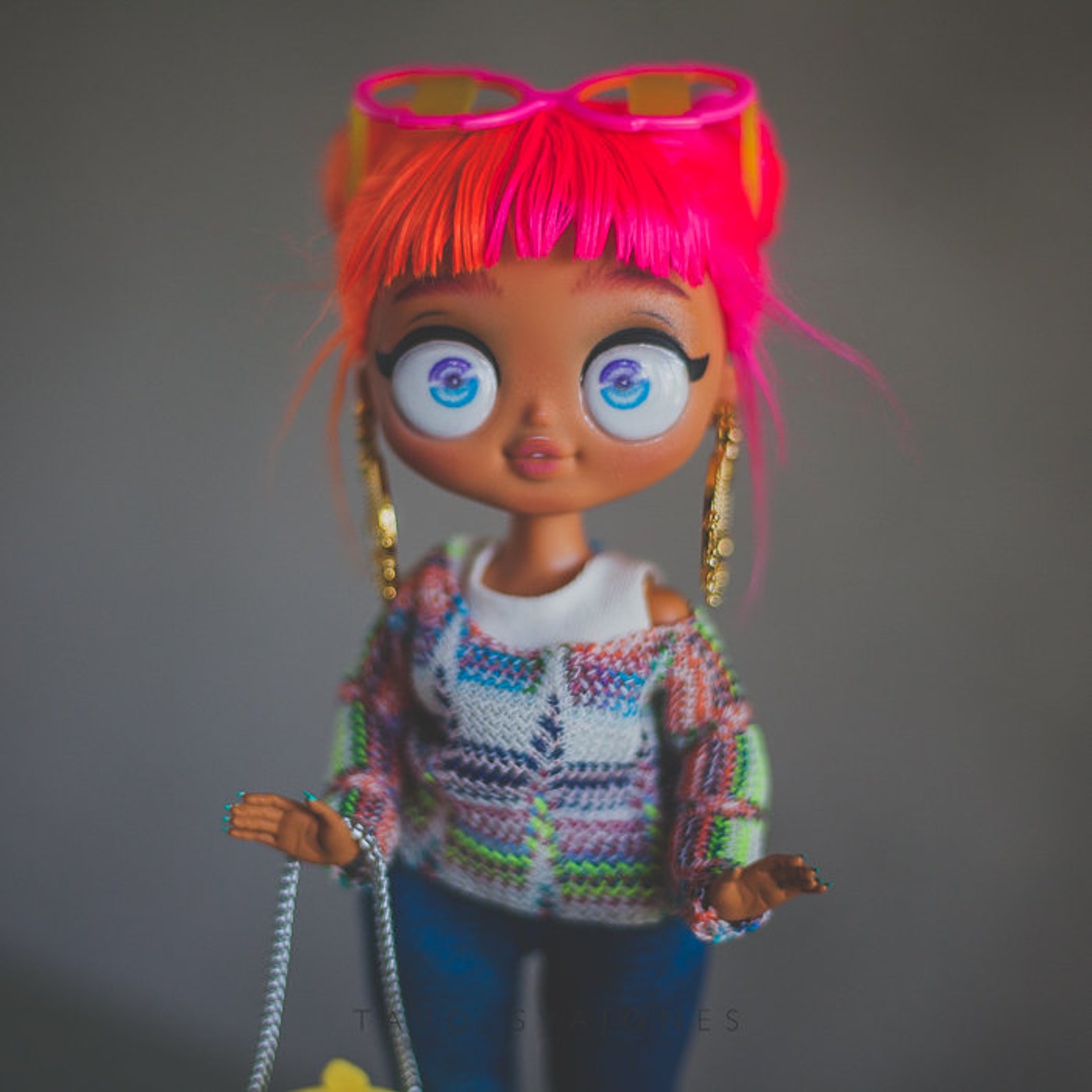 Custom OOAK Repaint Art doll LOL OMG Etsy