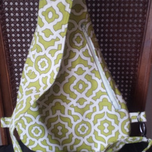 Lime Green Keyhole Sling Bag | Etsy