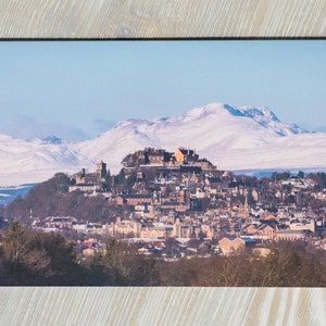 Stirling Castle Card | Blank Greeting Card | All Occasions | City of Stirling | Scotland Winter Snow | Photography Card | Photo of Stirling