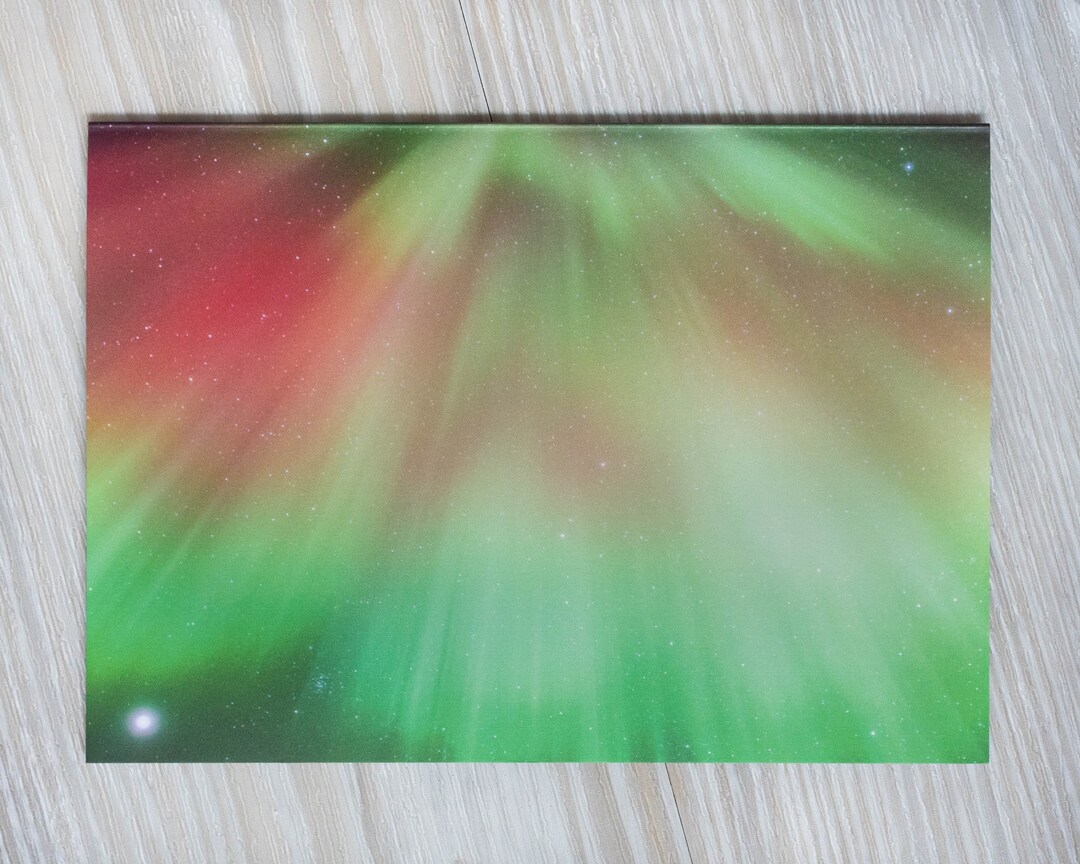 Northern Lights Card Blank Greeting Card All Occasions Etsy
