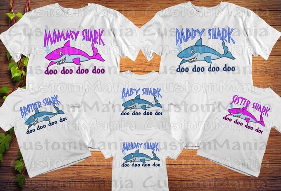 Brother Shark Shirt Doo Doo Doo Matching Family Pajamas Brother Shark Shirt Doo Doo Doo Matching Family Pajamas
