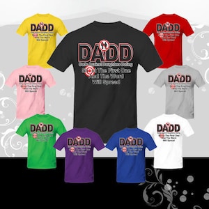 Funny 'DADD Dads Against Daughters Dating' T-Shirt - Basic Cotton Unisex Tee