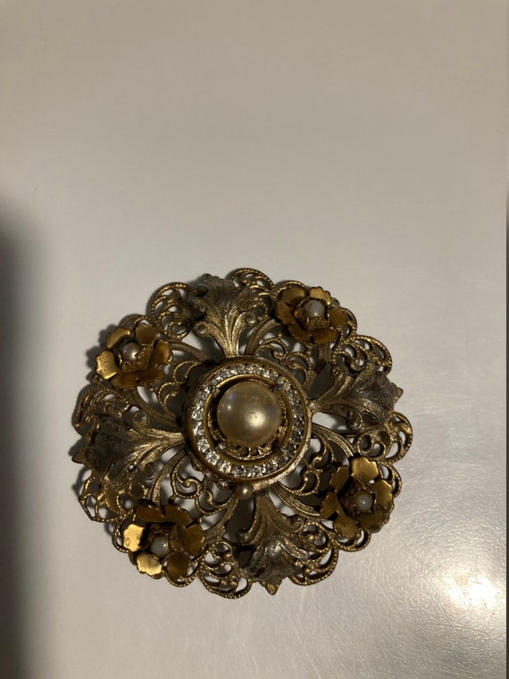 Broche Ancienne Très Belle - À Identifier - Alliage Haute Couture Occasion