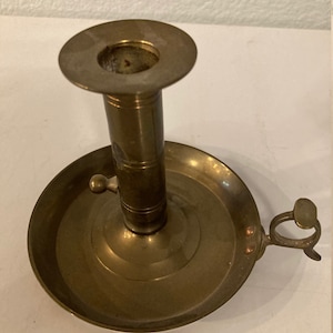 Vintage Brass Push Up Candle Holder