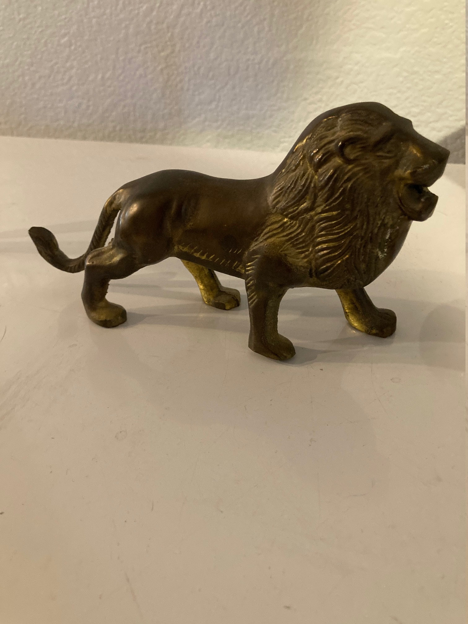 Vintage Solid Brass Lion - Etsy