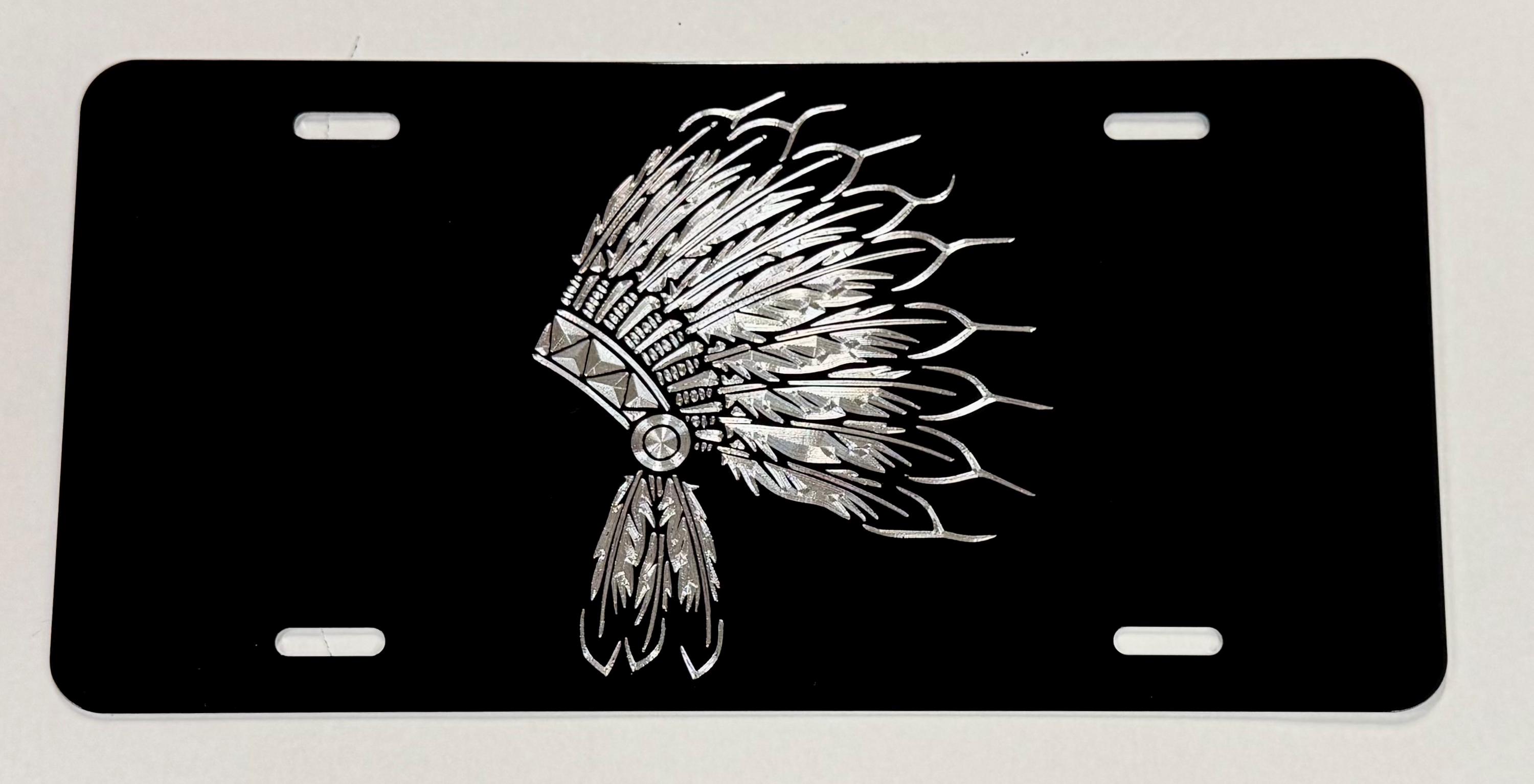 Replica License Plate Replica Native American Tribes License Plate
