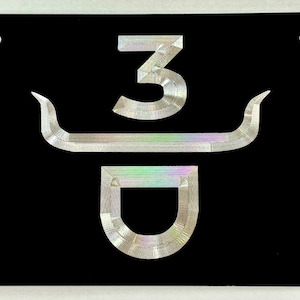 CATTLE RANCH BRAND Custom License Plate Diamond Etched Engraved Personalized Livestock Farm Brand License Plate for Car or Truck