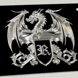 Dragon Etched Mirror - Etsy