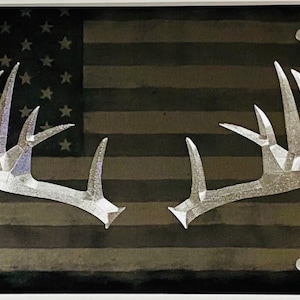 Vintage Pennsylvania Hunter License Tag - Deer Antleress - Schuylkill County - Collection