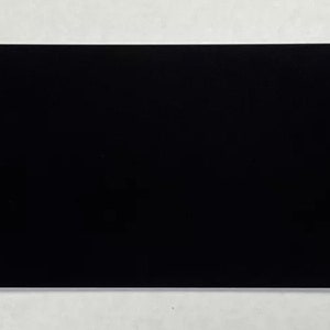 Kentekenplaat blanco 12 x 4 halve maat aluminium metaal glanzend zwart