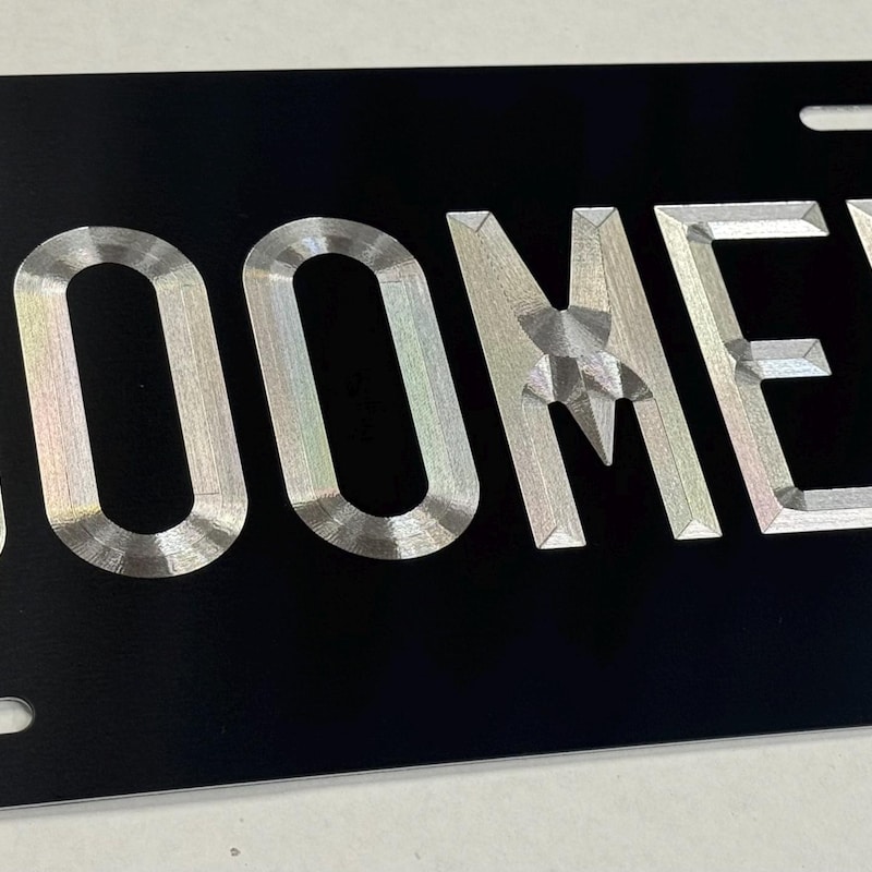 Car Plate Mirrored Text - Etsy