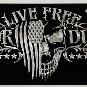 in God We Trust Black - USA - License Plate Tag Frame