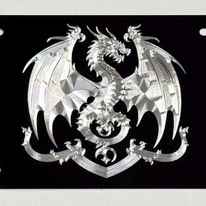 Dragon Etched Mirror - Etsy