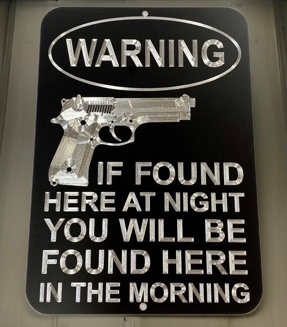 Engraved Metal Sign – 'Surveillance FAFO' F*ck Around And Find Out – Diamond Etched, 10" Octagon