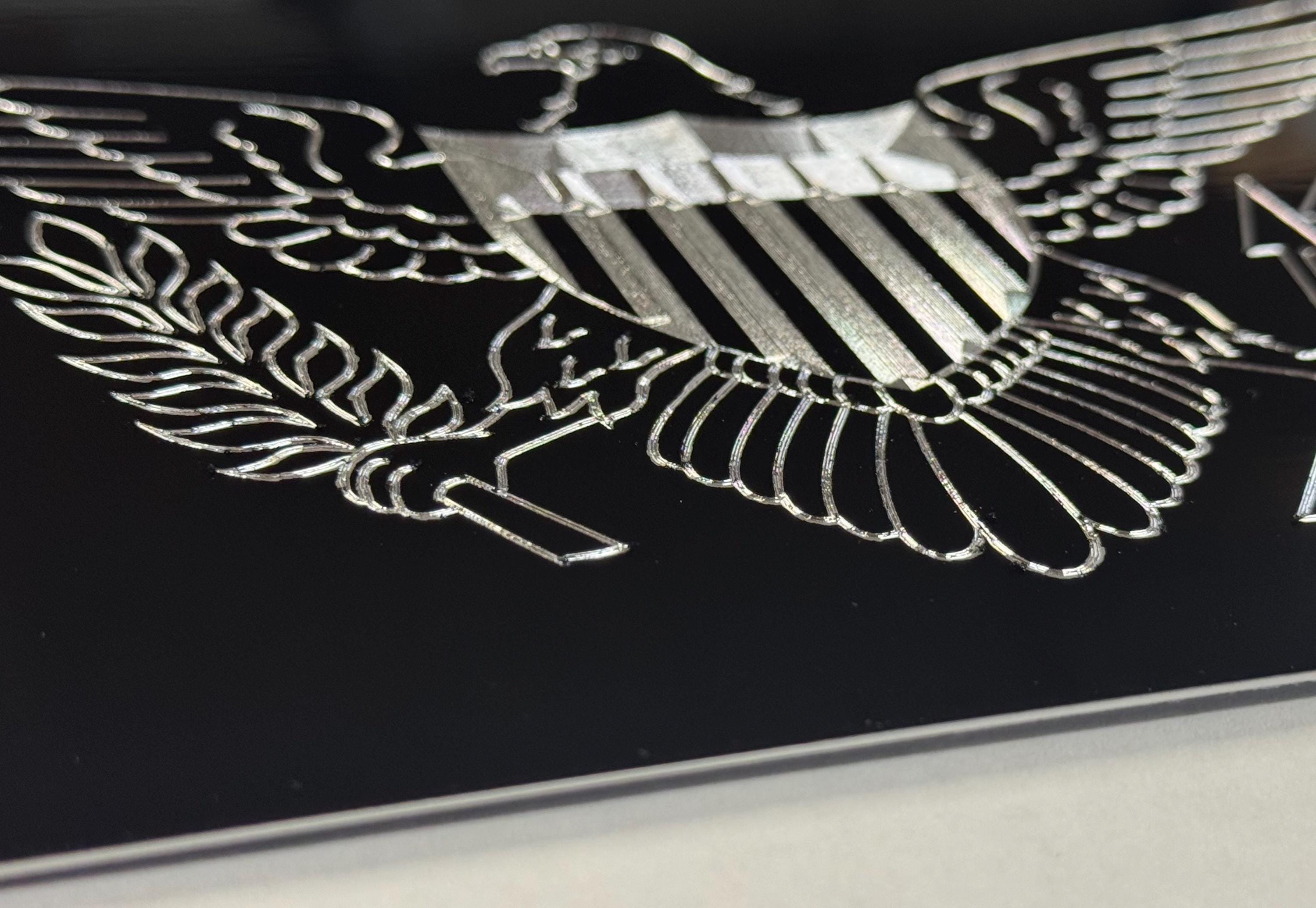 Engraved USVI US Virgin Islands Gift License Plate Car Tag Diamond