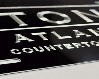 US NAVY GUNNERS MATE Car Tag Diamond Etched On Aluminum License - Foto 8