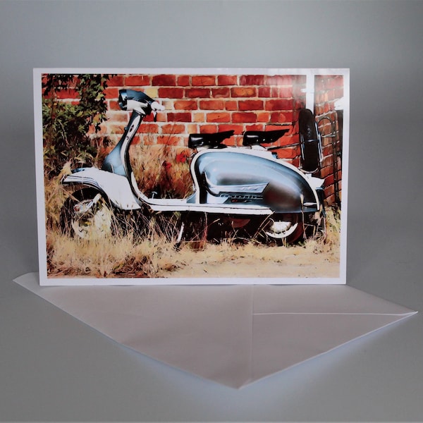 Lambretta Blank Greeting Card with Envelope