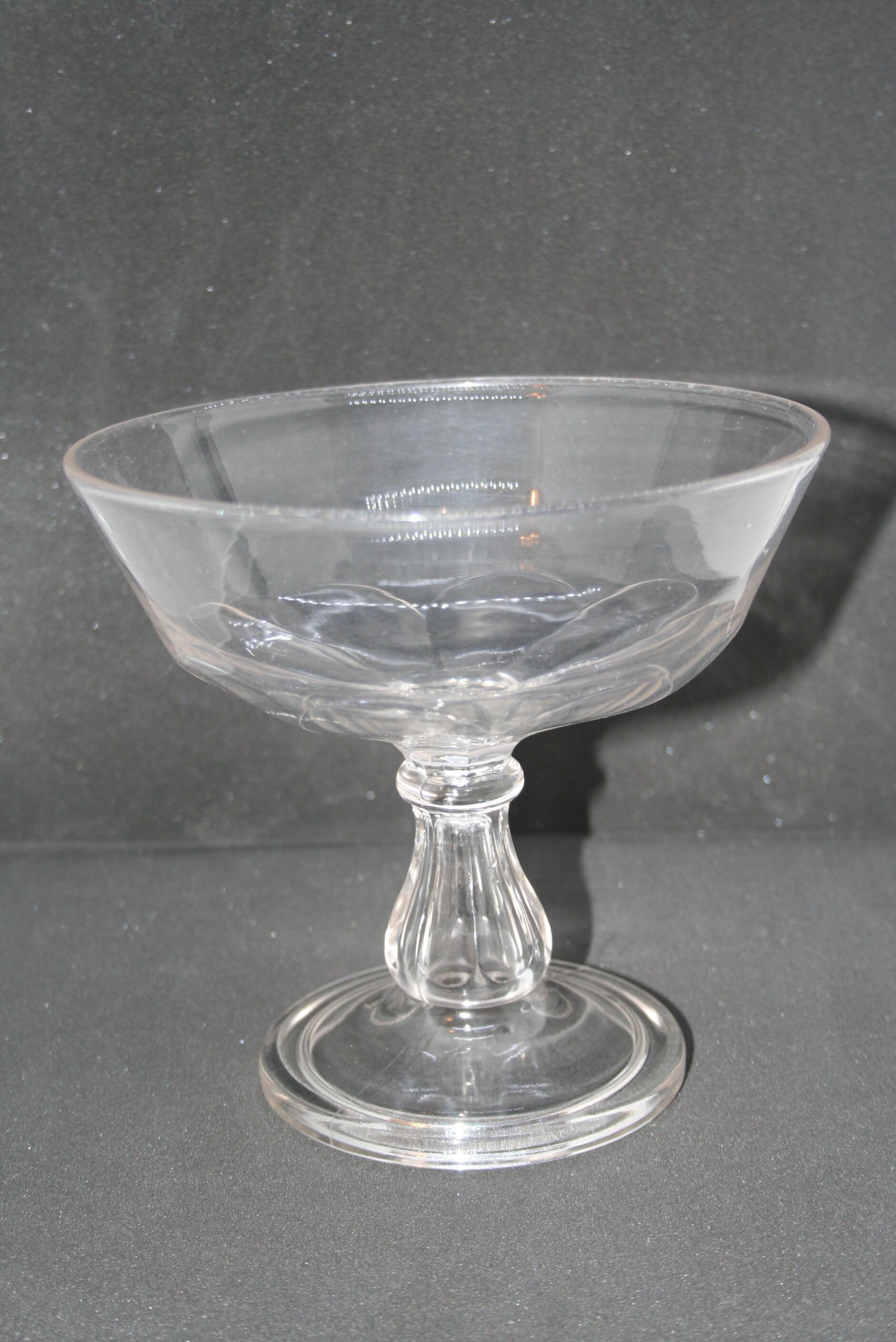 Vintage Large Glass Pedestal Serving Bowl Trifle Compote Etsy Ireland