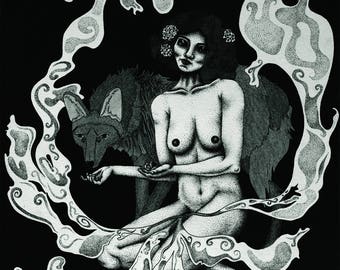 Wypukły - wydruk artystyczny