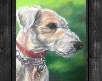 Pet Portrait on CANVAS - Acrylic Painting on Canvas - Pet Portraits from Photo - Gift for Pet Owner - Colorful Artistic Painting of Your Pet